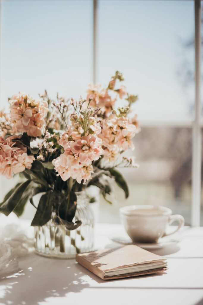 Simple Living Image with Flowers